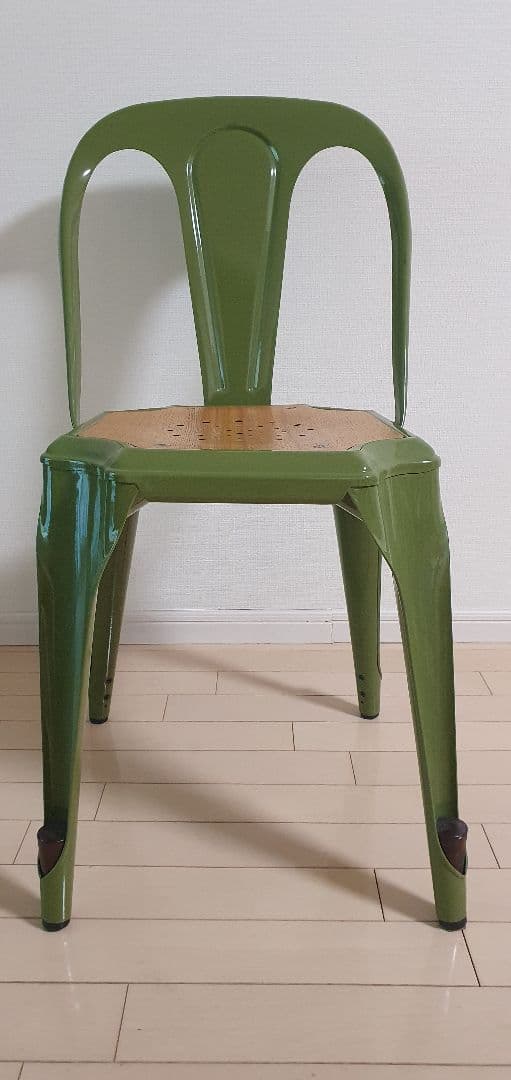 スチールチェア カフェ風 アンティーク風 4脚 ダイニングチェア