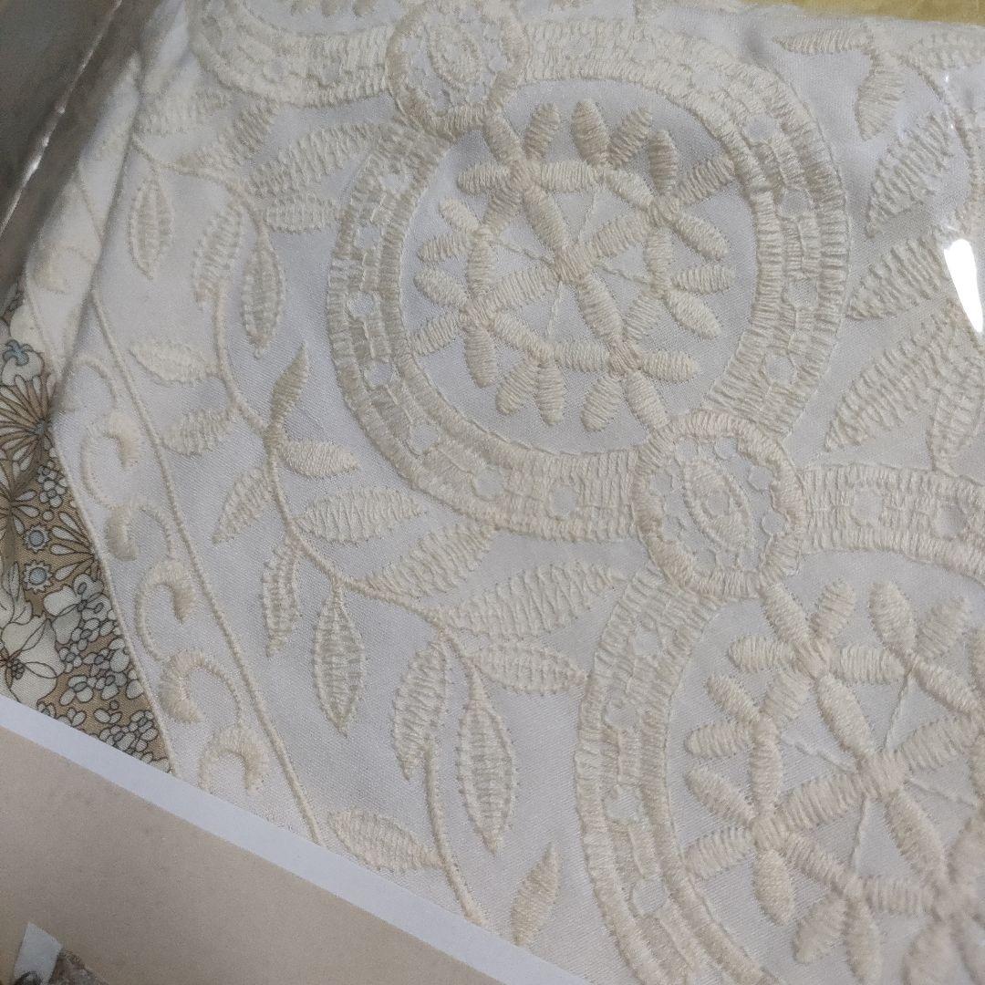 リバティフラワー柄 掛け布団カバーSL150×210ピロケース 3枚刺繍高級
