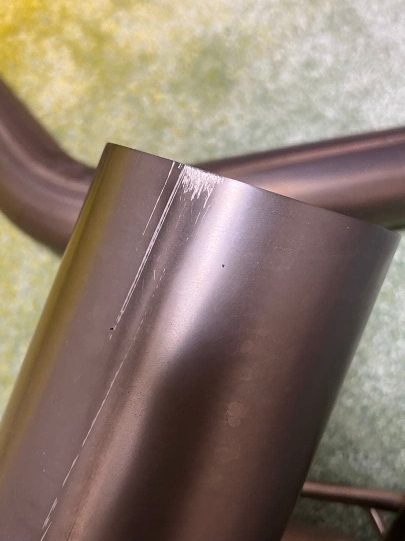 引き取り限定 Z33 純正マフラー フジツボ チタン