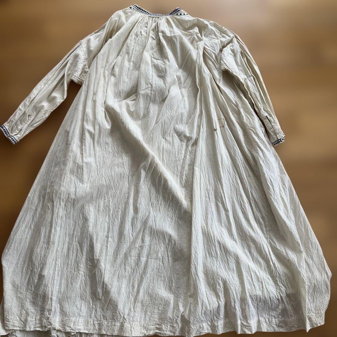 45R 刺繍　ロングワンピース