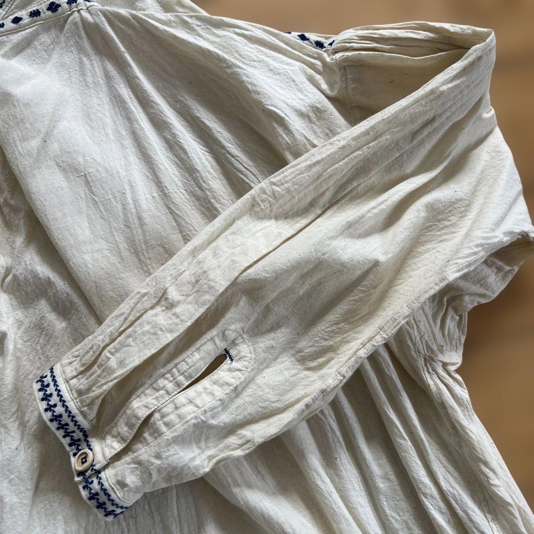 45R 刺繍　ロングワンピース