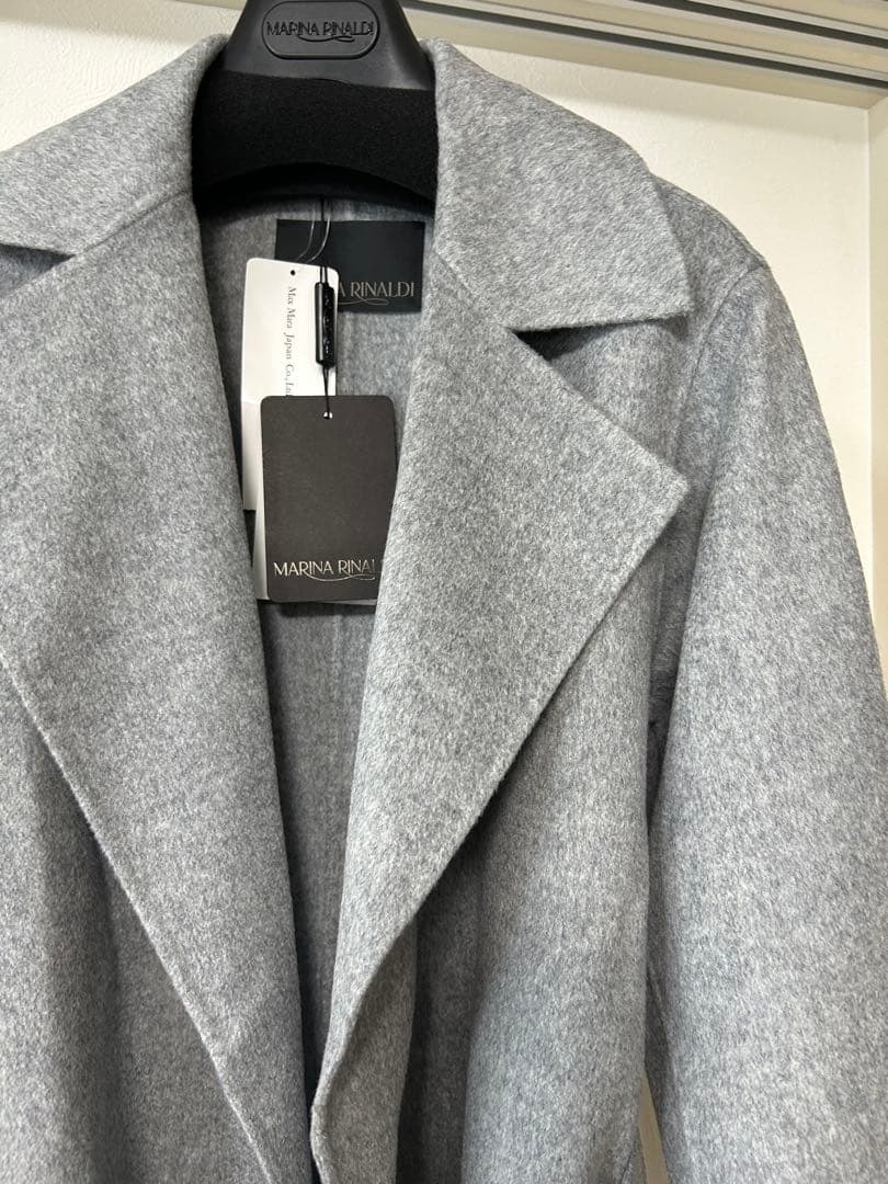 大きめ【新タグ】マリナリナルディ希少サイズ46 25万超 コート