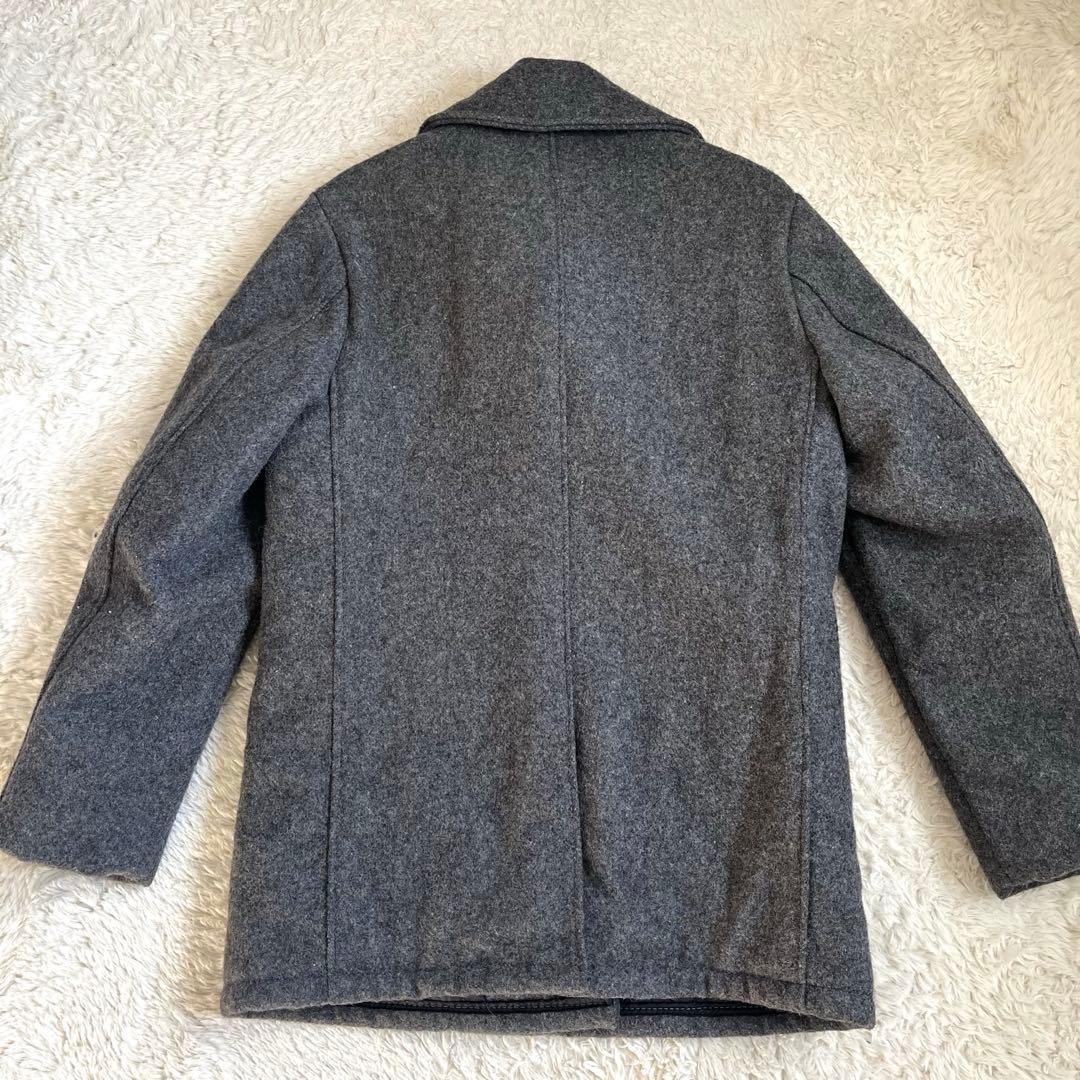 Schott U.S.740N ピーコート グレー USA製 メルトンウール