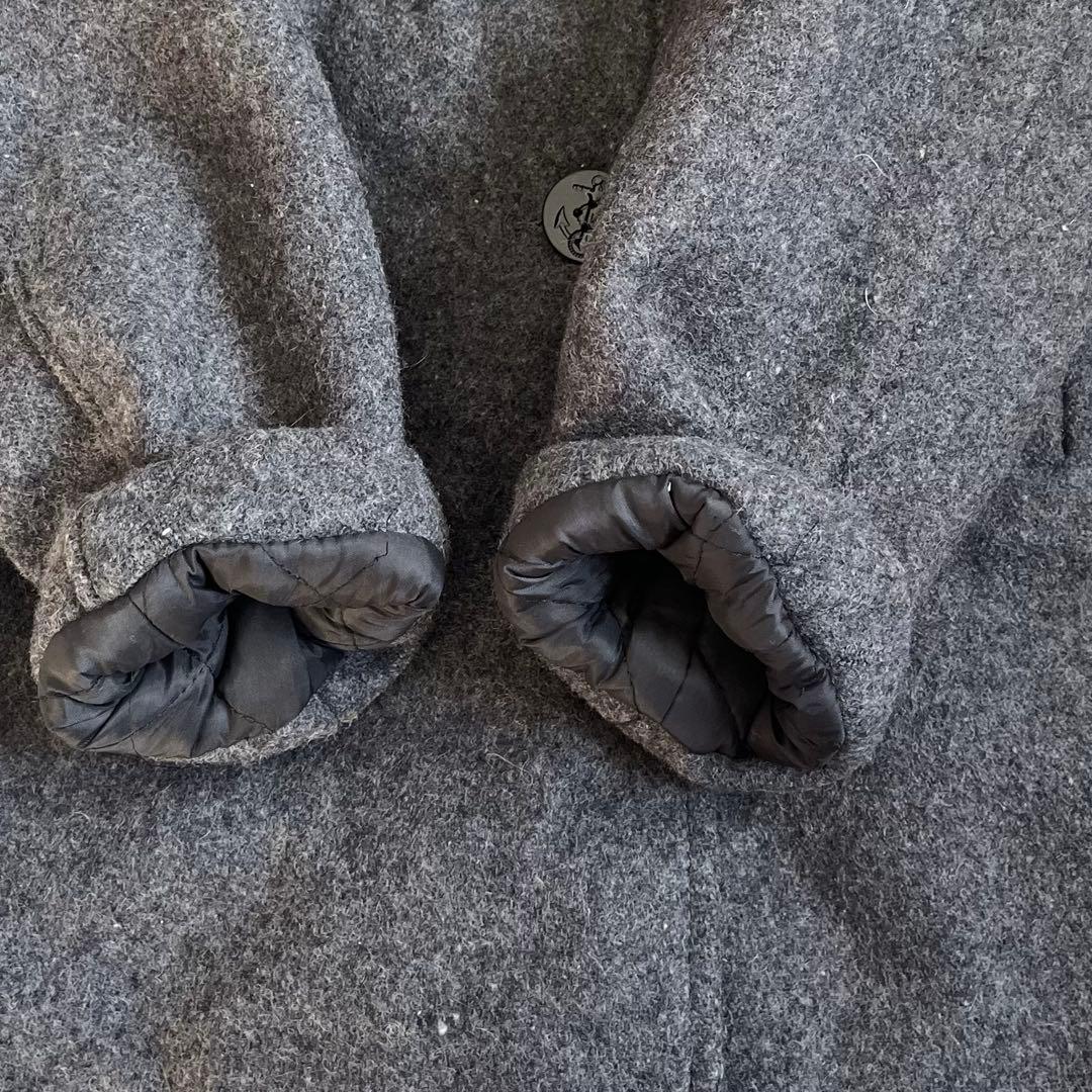 Schott U.S.740N ピーコート グレー USA製 メルトンウール