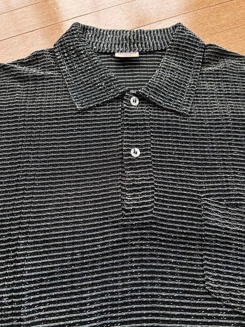 50'S TOWNCRAFT PENNEY'S ラメシャツ　ブラック