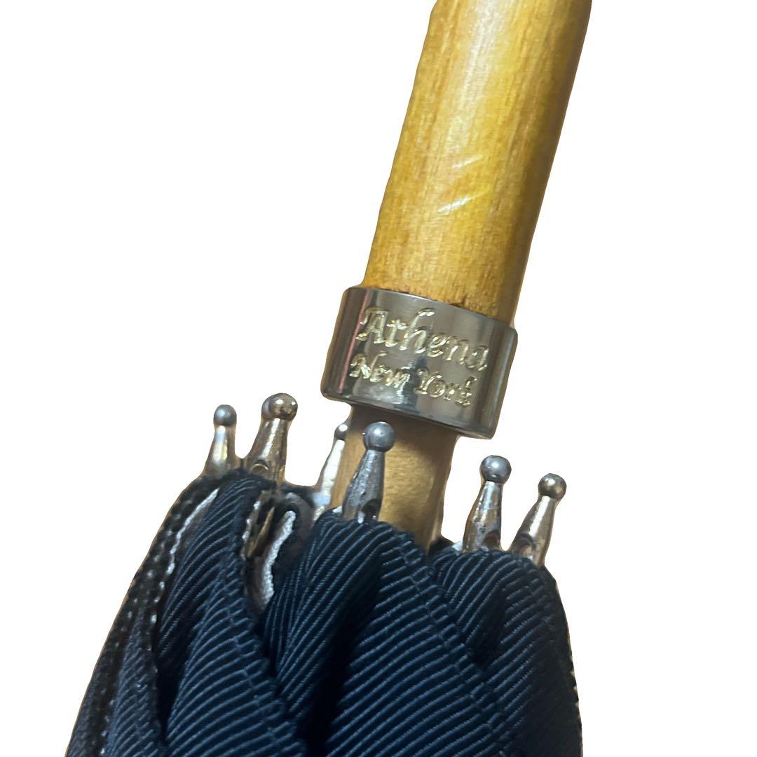 Athena New York アシーナニューヨーク 日傘　ベージュネイビー