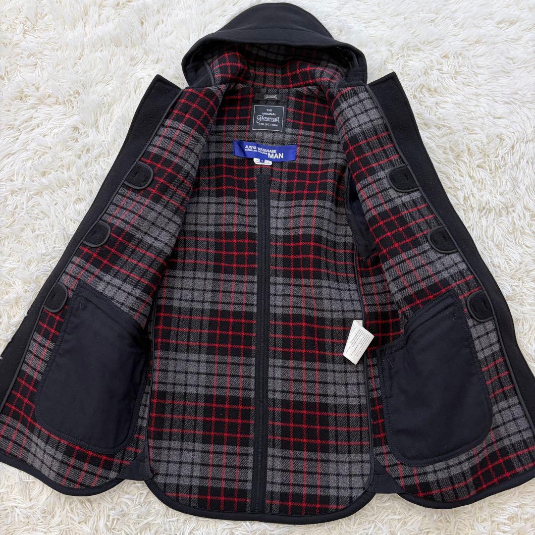 ジュンヤワタナベ コムデギャルソンマン×グローバーオール ダッフルコート S