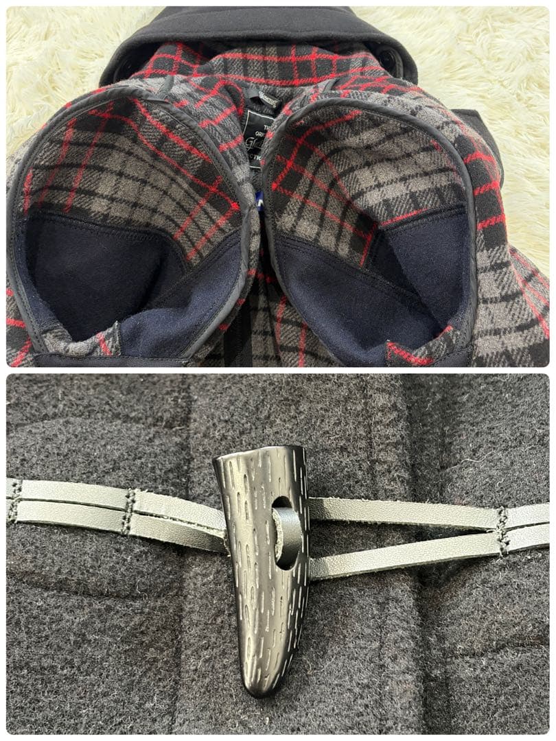 ジュンヤワタナベ コムデギャルソンマン×グローバーオール ダッフルコート S