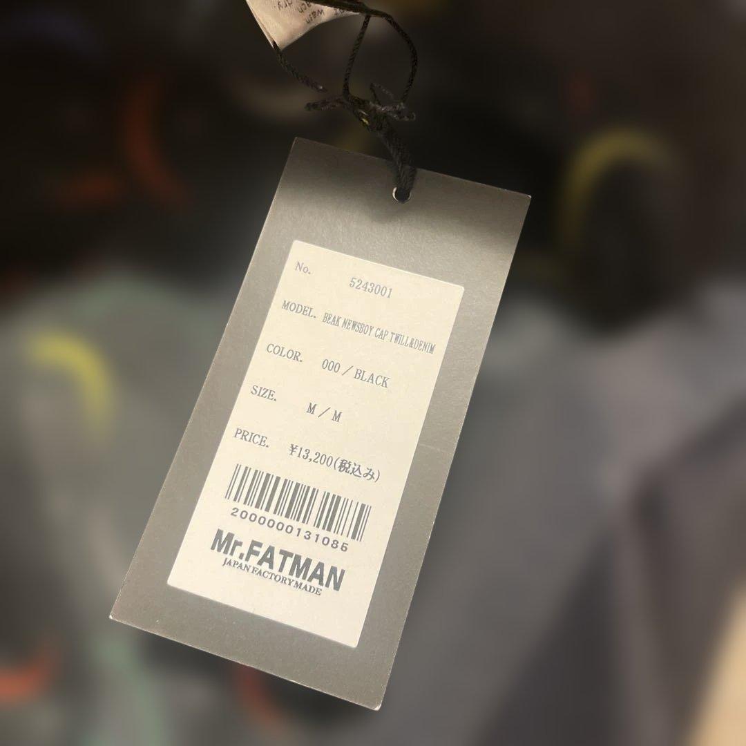 Mr.FATMAN キャスケット　ニュースボーイキャップ