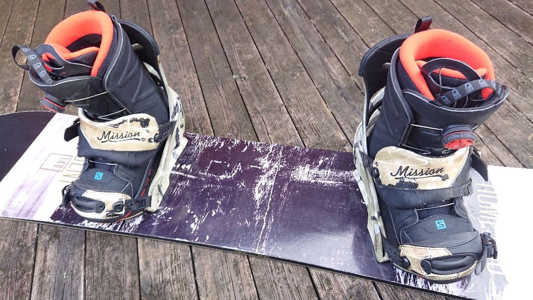 スノーボード3点セット ROME 149 バートン迷彩ビン BOAブーツ 255