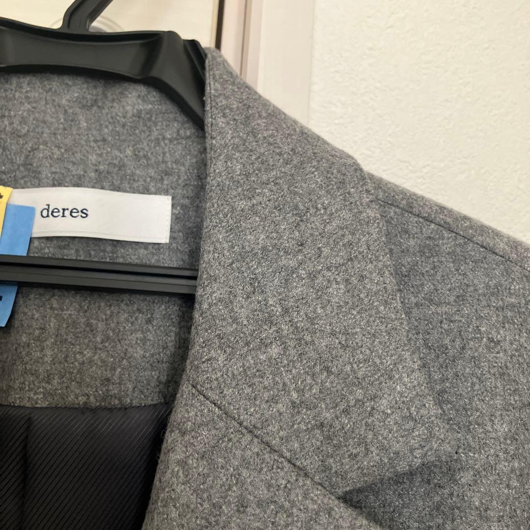 deres デレス コートライクジャケット 人気カラー ライトグレー