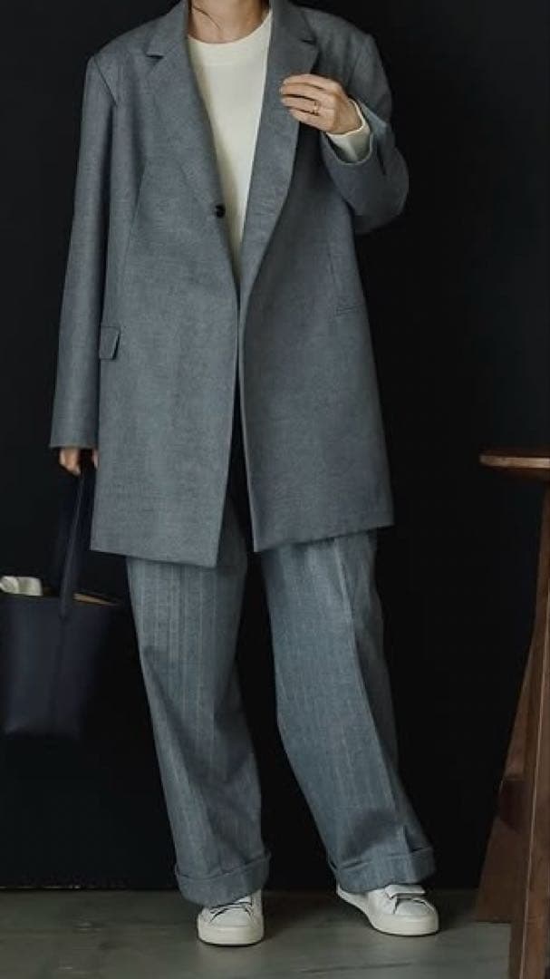 deres デレス コートライクジャケット 人気カラー ライトグレー