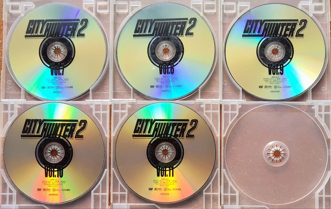 DVD シティーハンター 2 アニメ 全巻セット 北条司 神谷明 伊倉一恵 中古