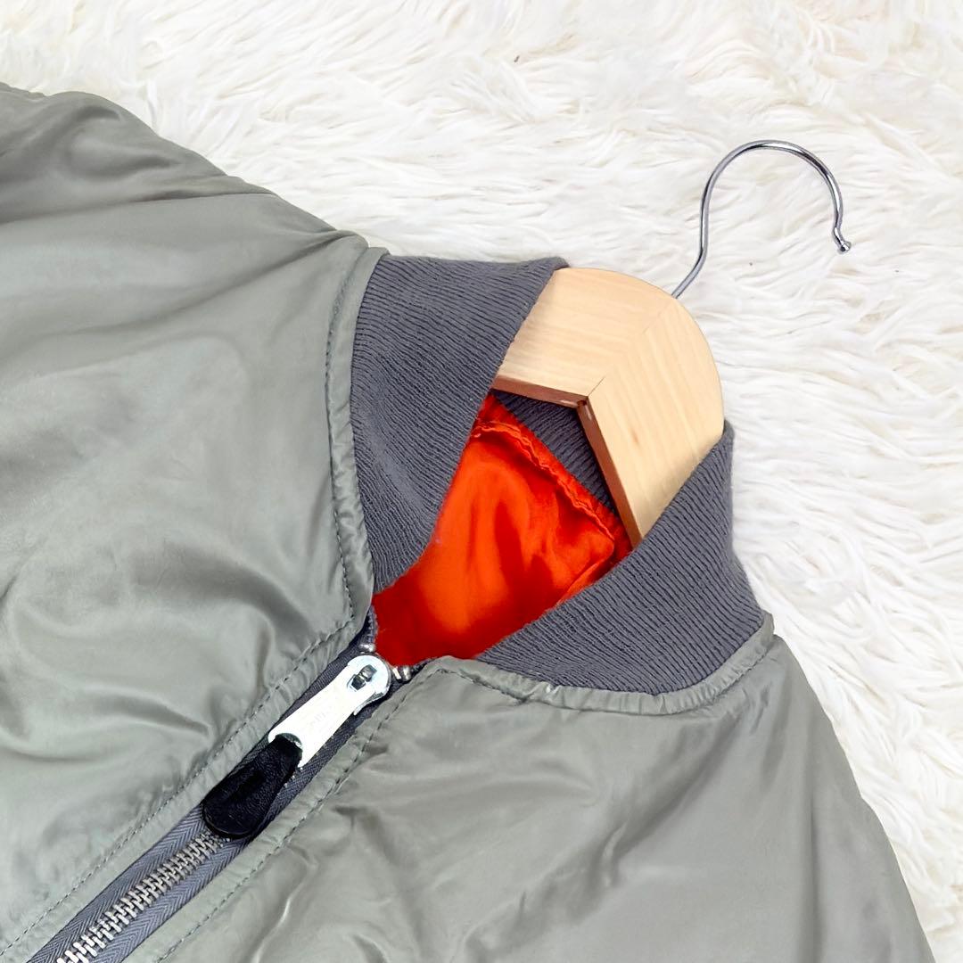 美品　80年代　アルファインダストリーズ　MA-1　フライトジャケット　USA製