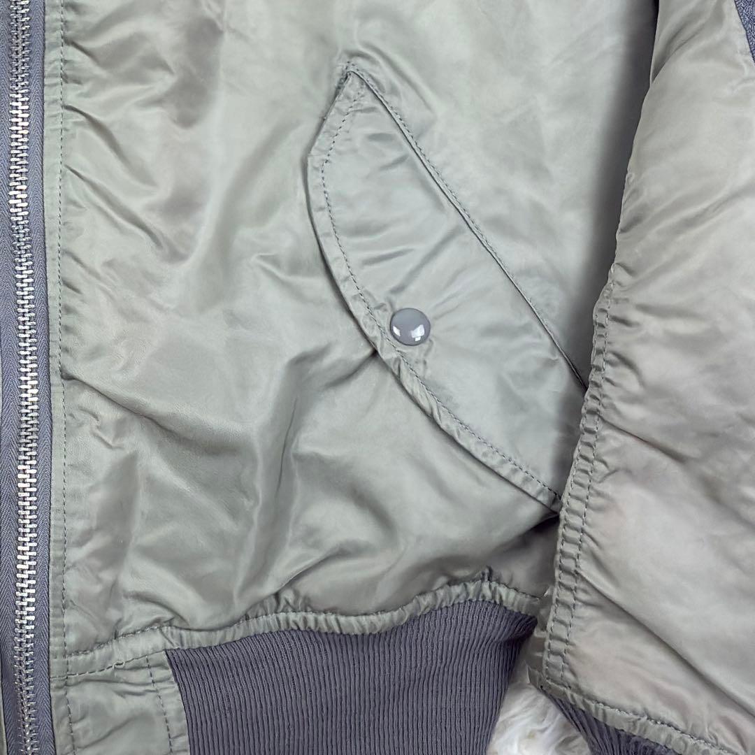 美品　80年代　アルファインダストリーズ　MA-1　フライトジャケット　USA製