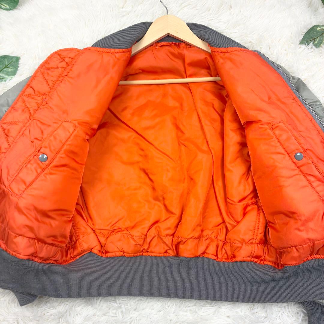 美品　80年代　アルファインダストリーズ　MA-1　フライトジャケット　USA製