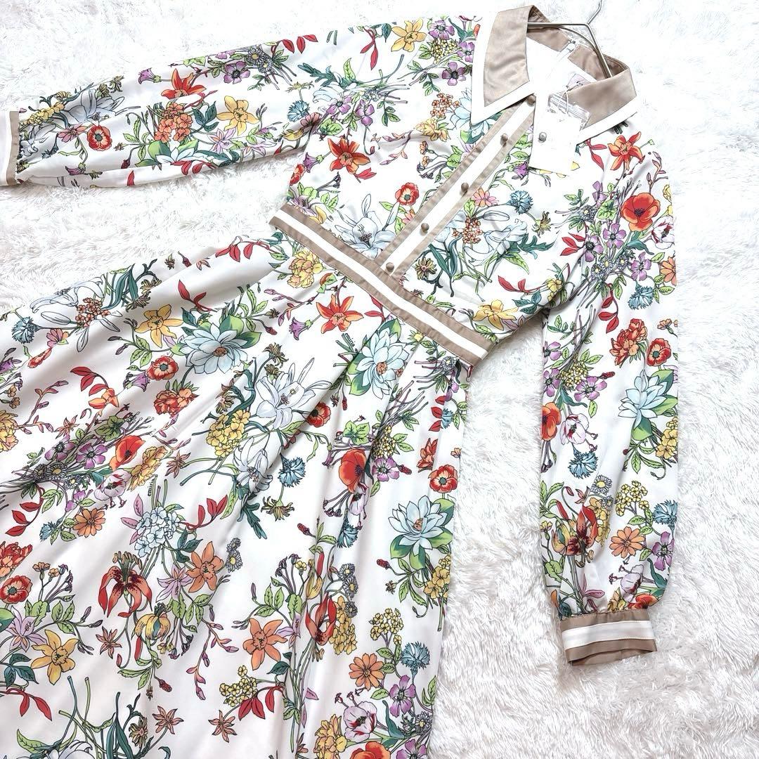 タグ付きemiriawiz エミリアウィズ 花柄ワンピース M 上品 フレア