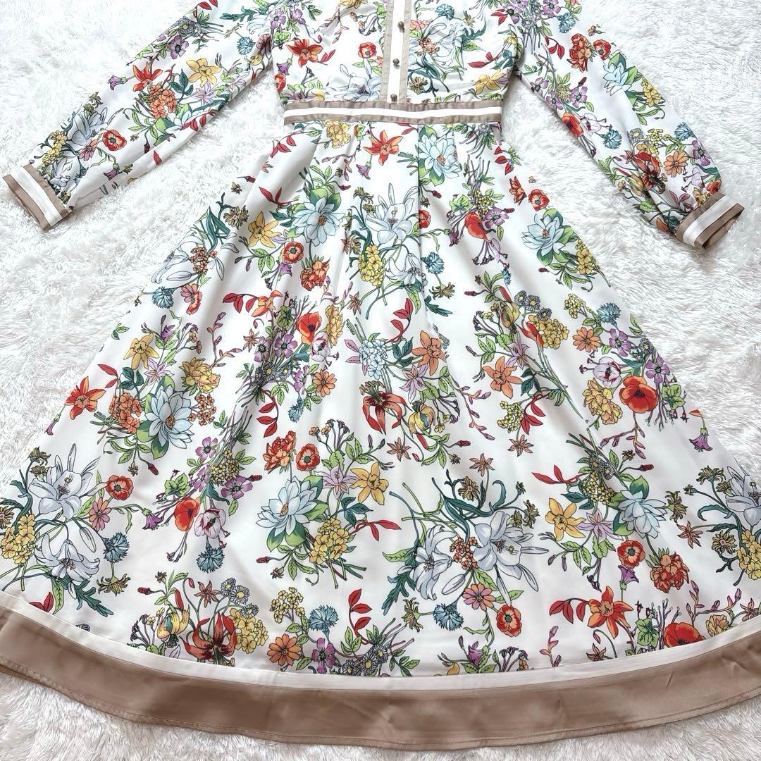 タグ付きemiriawiz エミリアウィズ 花柄ワンピース M 上品 フレア