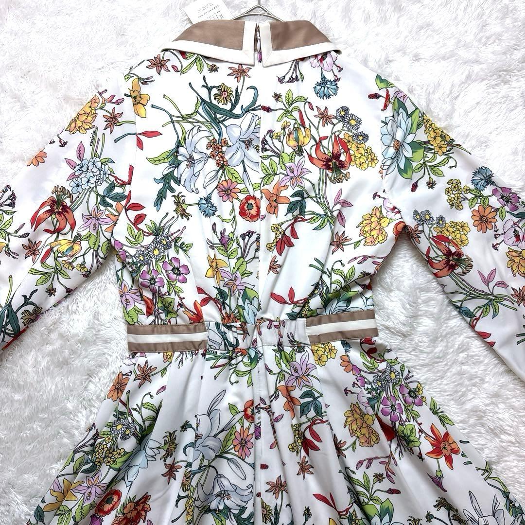 タグ付きemiriawiz エミリアウィズ 花柄ワンピース M 上品 フレア