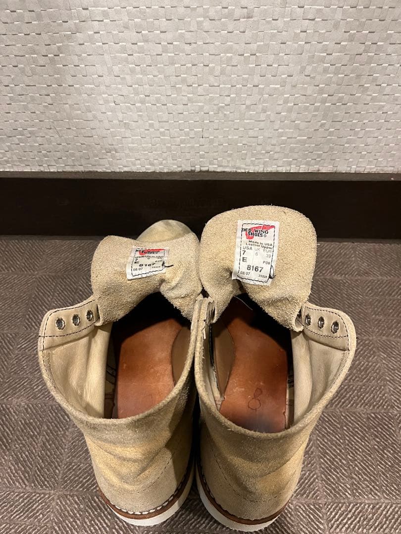 レッドウィング　REDWING 8167 7E 25cm 新品ソール交換後未使用