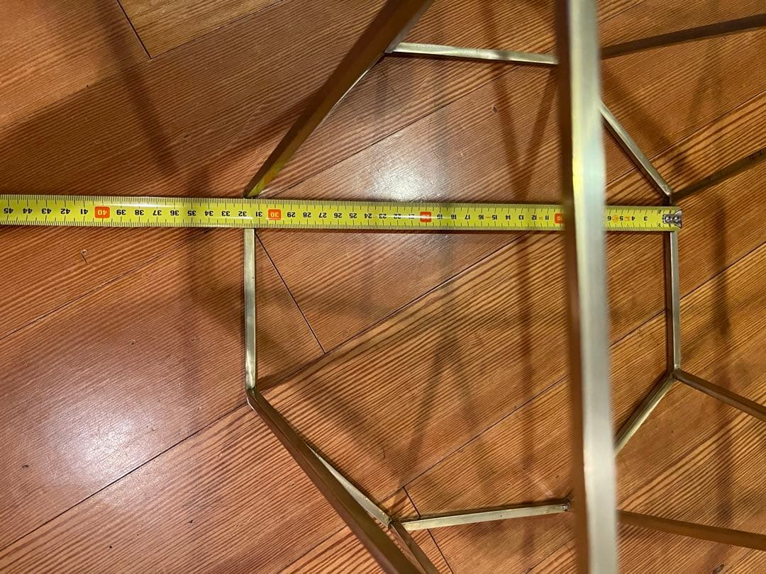 レア★ZARA  テーブル ゴールド