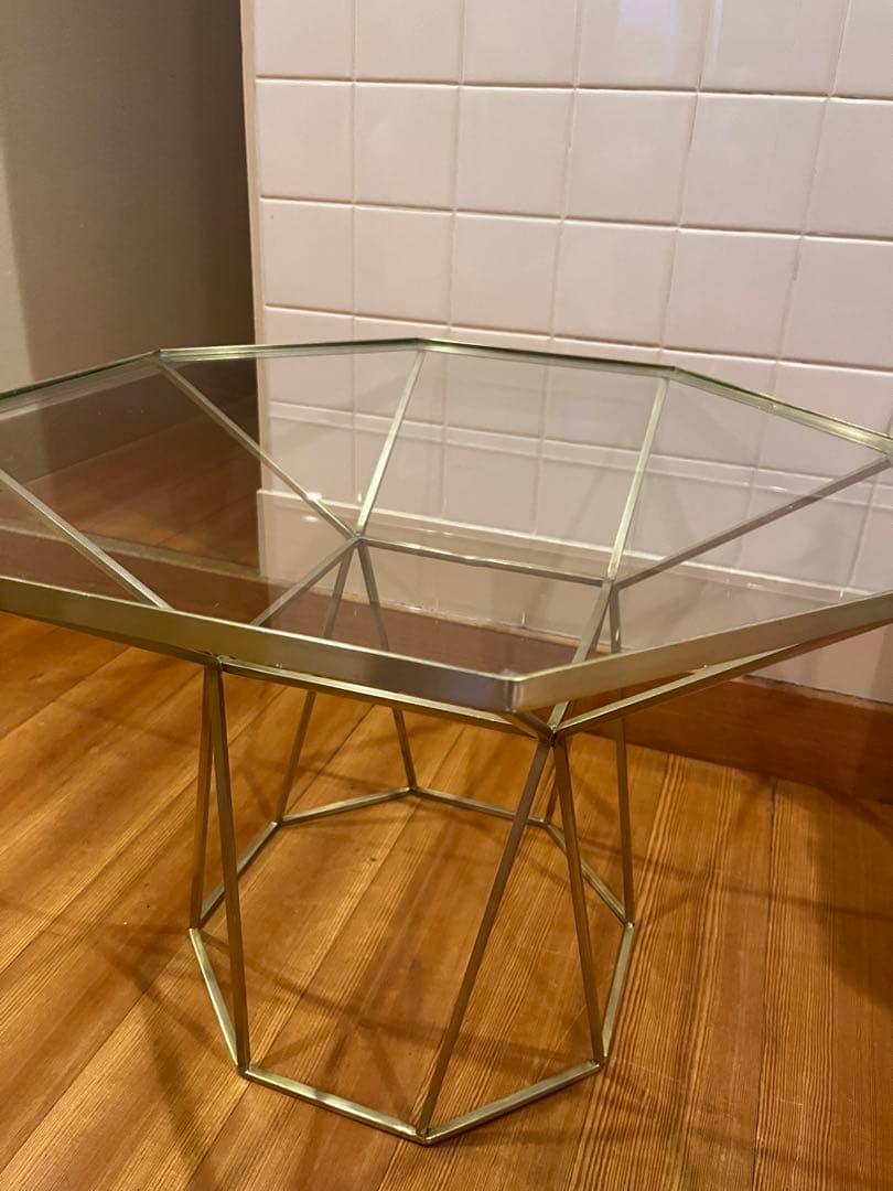 レア★ZARA  テーブル ゴールド