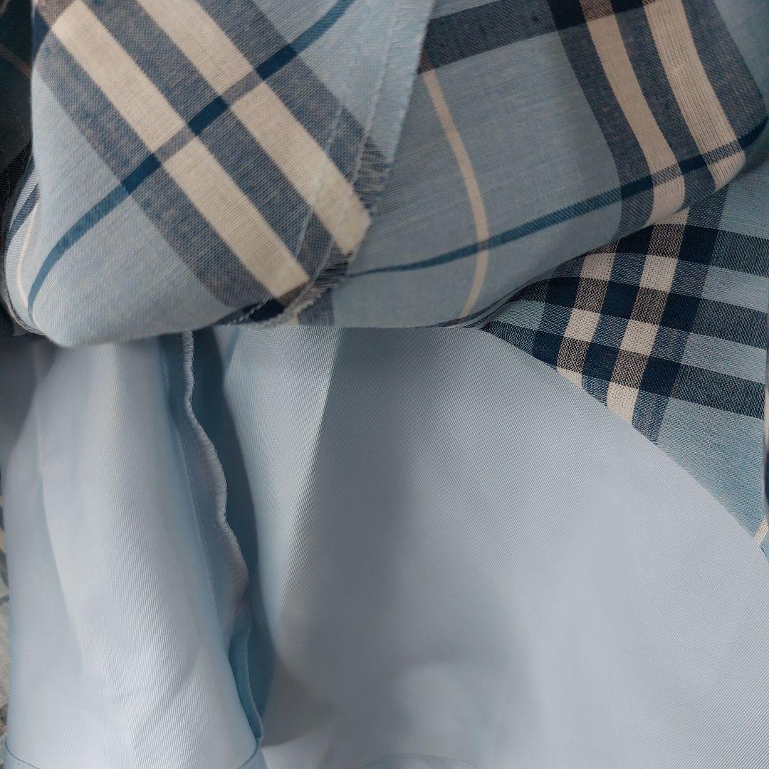 【希少品】　BURBERRY　ブルーレーベル　チェックスカート　アシンメトリー