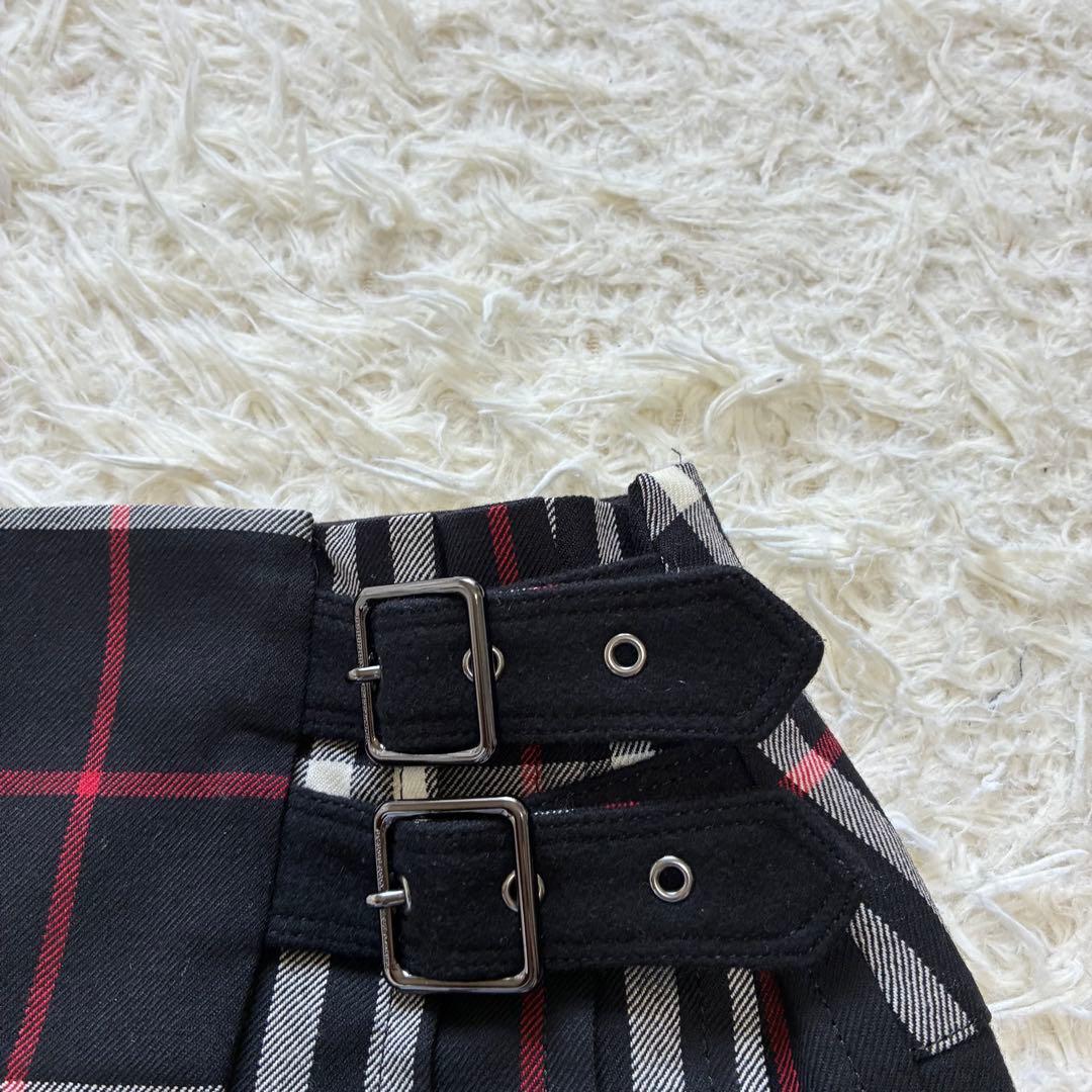 人気✨　バーバリーブルーレーベル　ミニスカート　プリーツ　Sサイズ　チェック柄