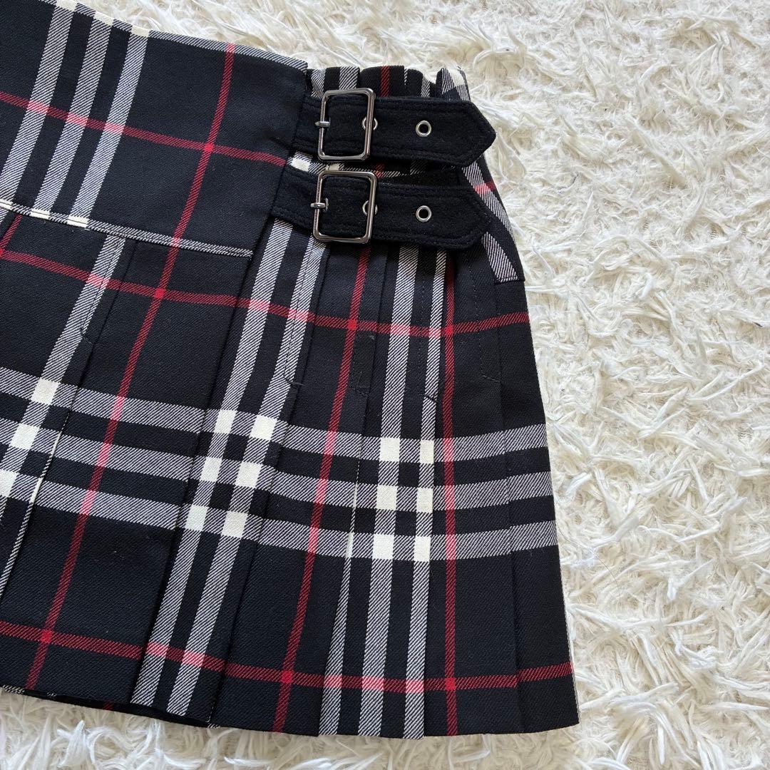 人気✨　バーバリーブルーレーベル　ミニスカート　プリーツ　Sサイズ　チェック柄