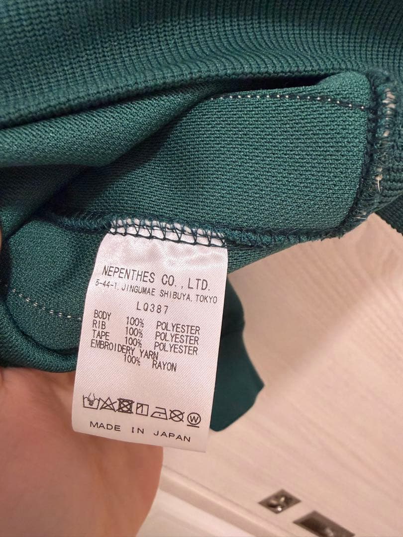 フ*ん様 needles トラックジャケット　フード　ジャージ　Mサイズ