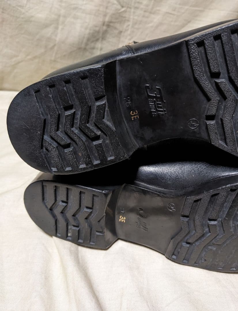 昭和　白バイ　交通機動隊　ロング丈ブーツ　本皮仕様　26