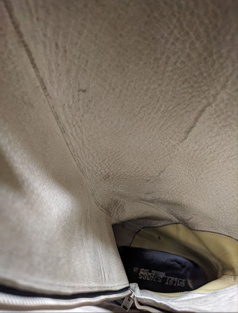 昭和　白バイ　交通機動隊　ロング丈ブーツ　本皮仕様　26