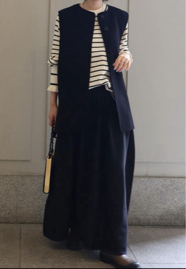 machatt マチャット リバーウールベストノースリーブ