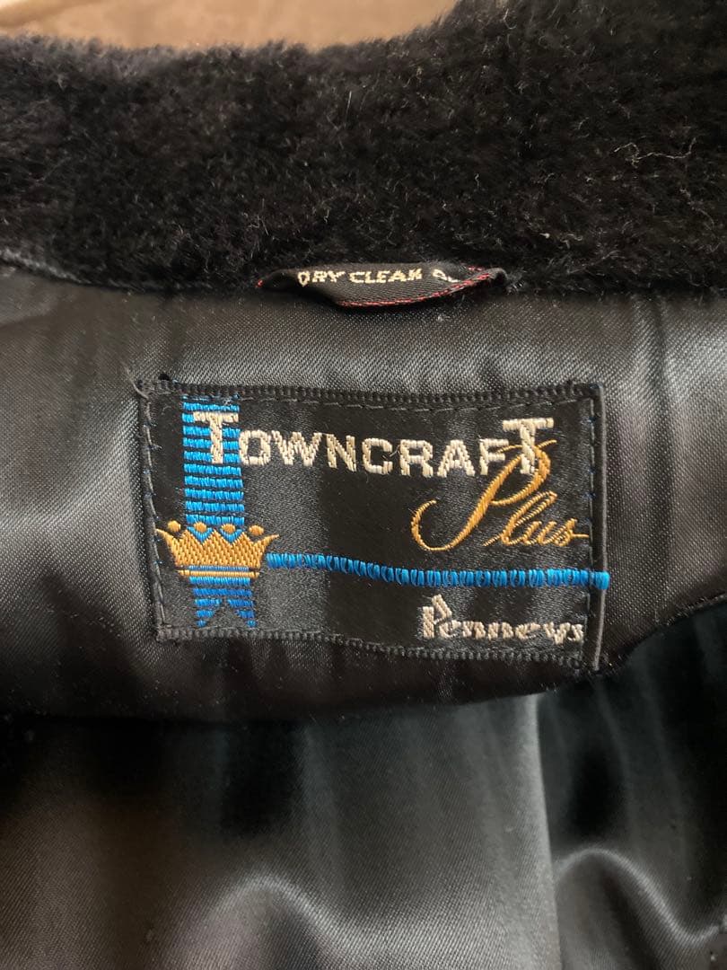 【PENNEY'S.タウンクラフト】60'sビンテージ！ショールカラーコート