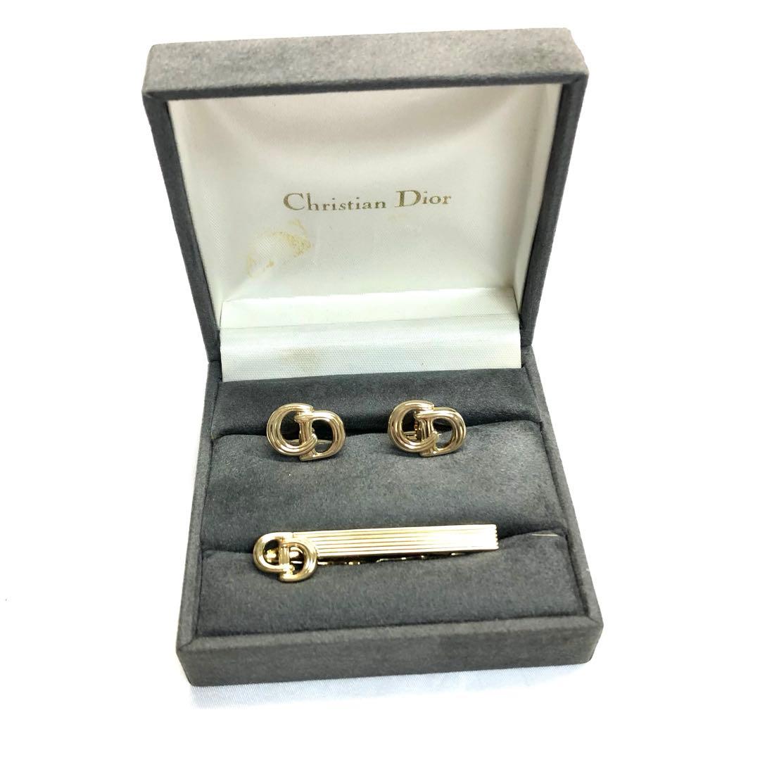 【美品✨】　Christian Dior タイピン　カフス　セット　ヴィンテージ