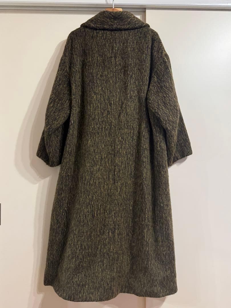 極美品＊CLANE MIX SHAGGY LADY COAT ロングコート