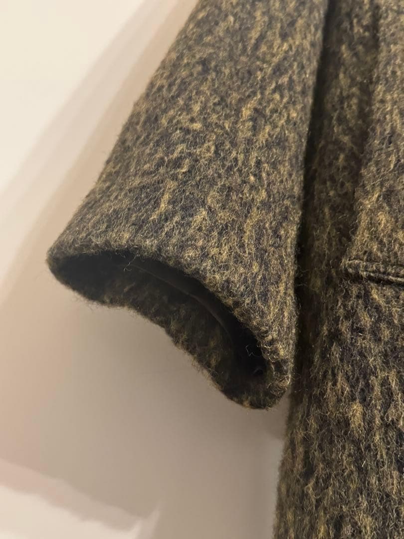 極美品＊CLANE MIX SHAGGY LADY COAT ロングコート