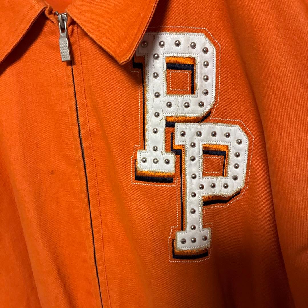 せ*ん様 PELLE PELLE スタジャン 4XL 鬼装飾 Bboy 90s