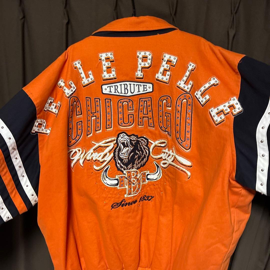 せ*ん様 PELLE PELLE スタジャン 4XL 鬼装飾 Bboy 90s