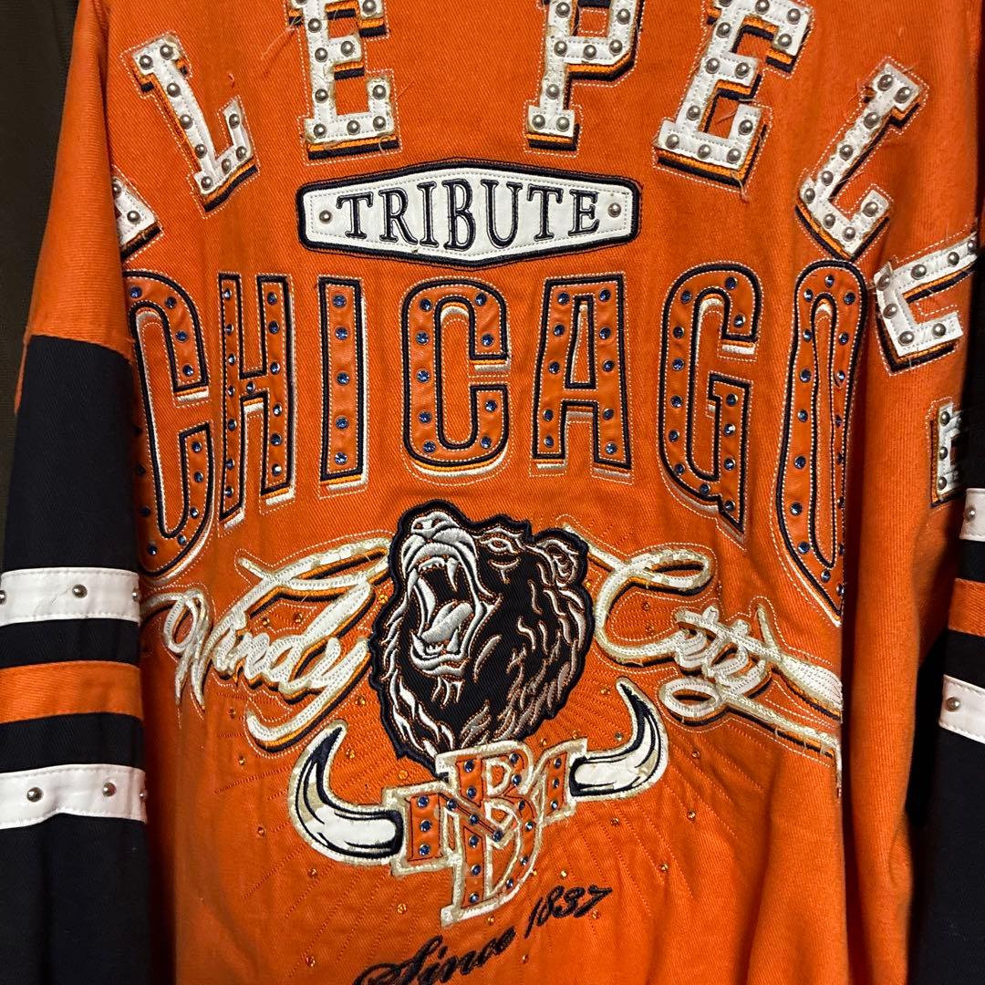 せ*ん様 PELLE PELLE スタジャン 4XL 鬼装飾 Bboy 90s