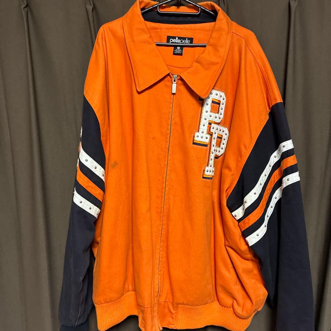 せ*ん様 PELLE PELLE スタジャン 4XL 鬼装飾 Bboy 90s