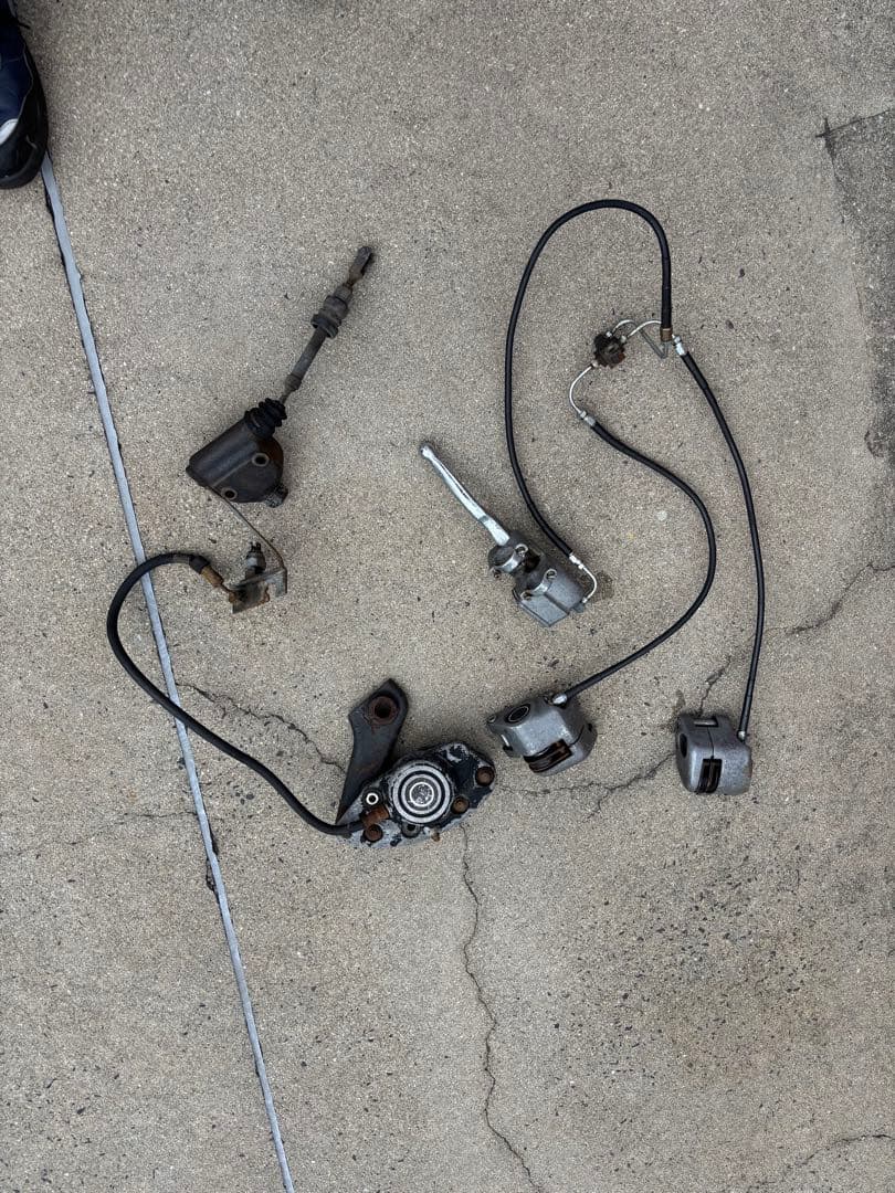 ハーレー　ブレーキセット　ショベルヘッド　前後セット