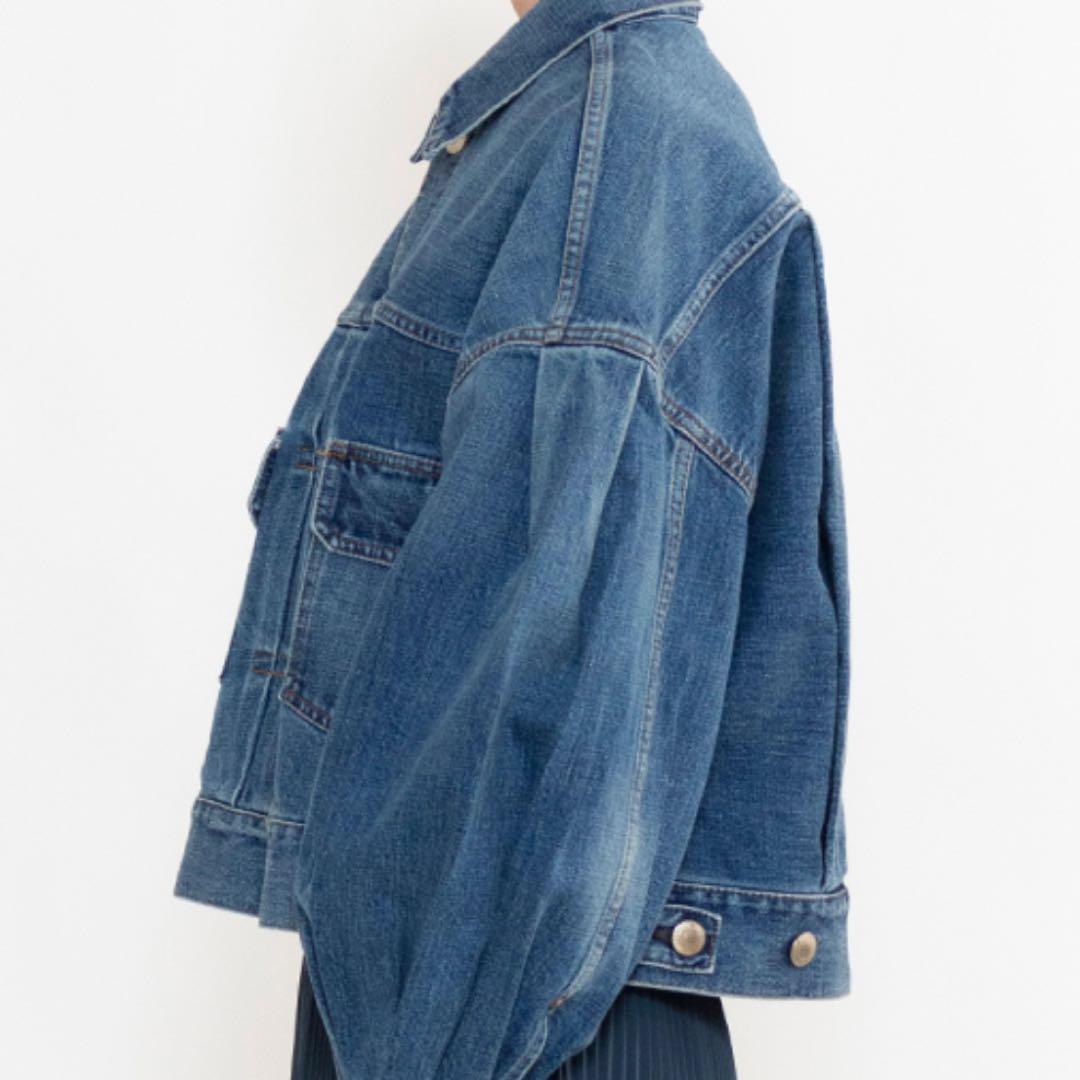 HYKE バルーンスリーブデニムジャケット type2