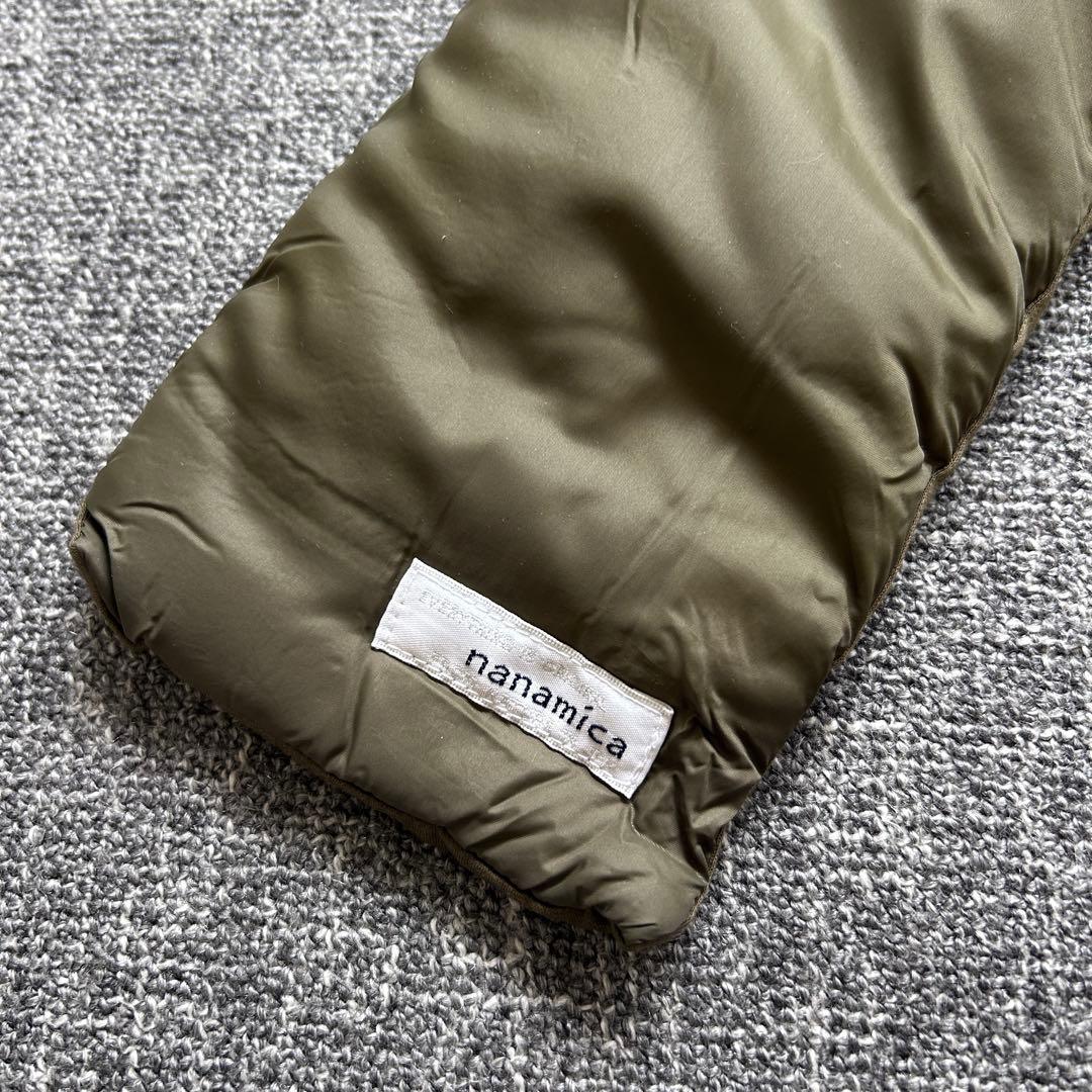 nanamica ナナミカ ダウンマフラー カーキ SUKF250 新品
