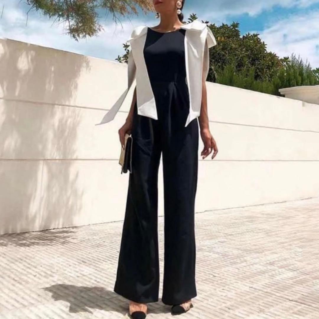 リボンジャンプスーツ　新品