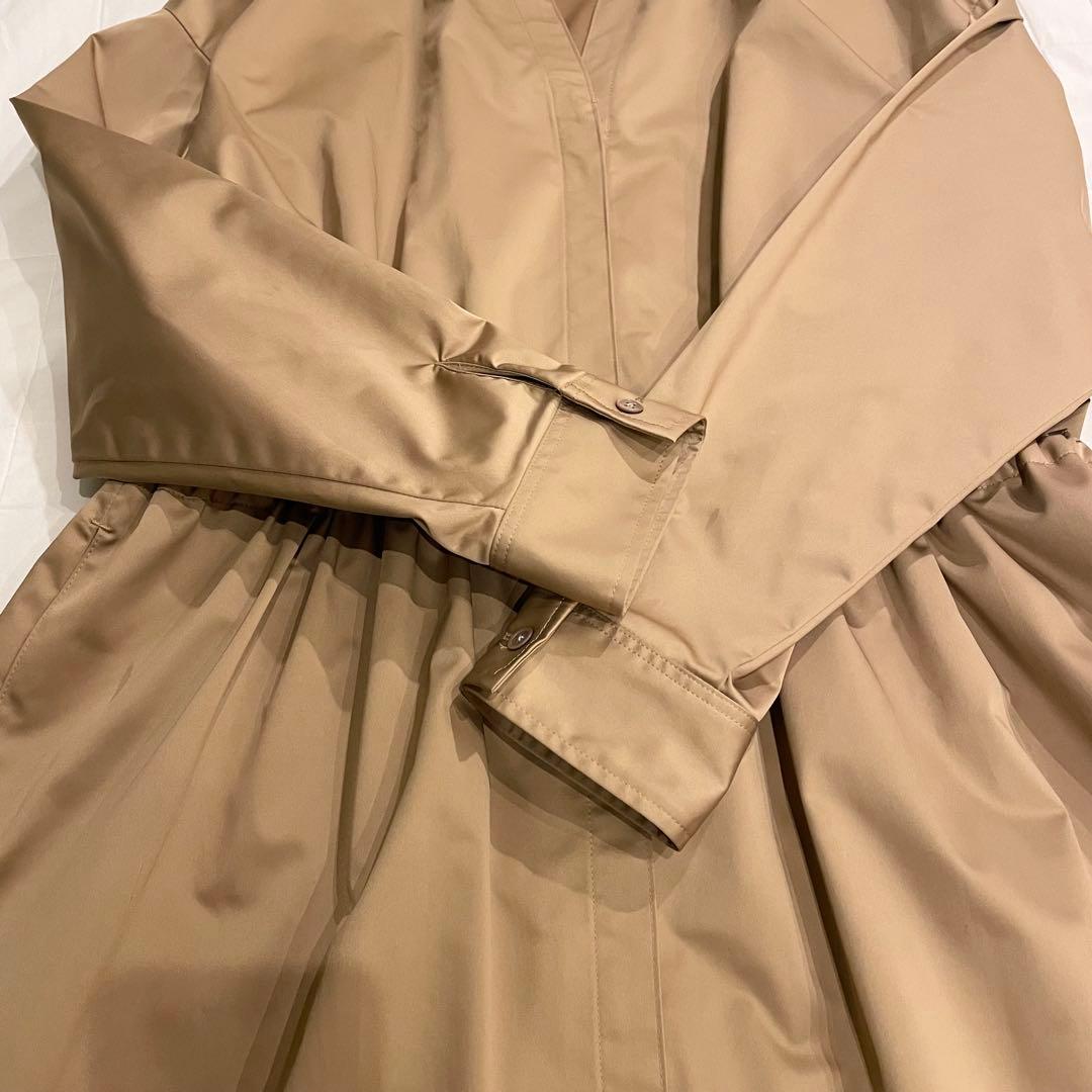 美品SOEJU ソージュ リモンタコートワンピース Mサイズ キャメル