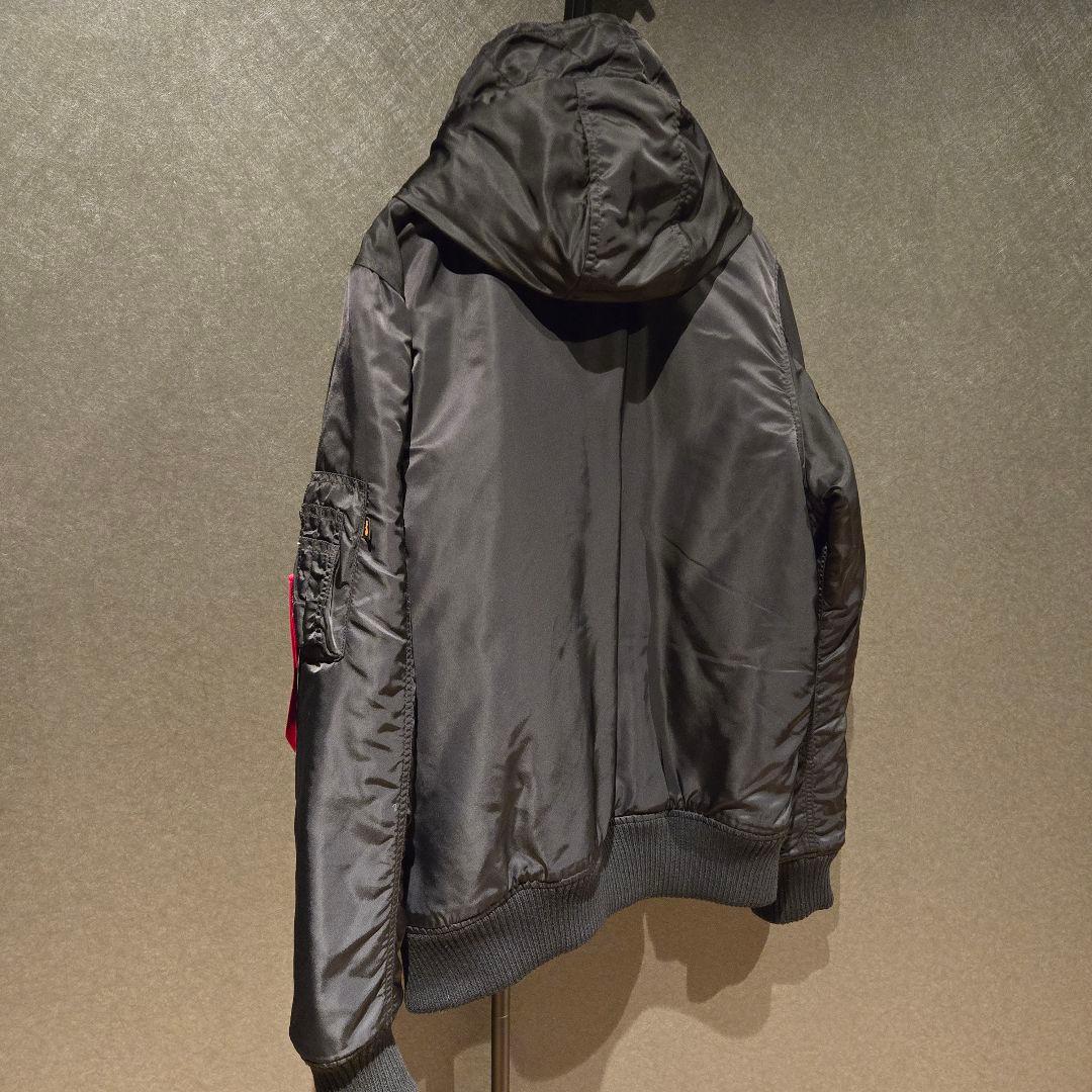美品　ALPHA INDUSTRIES　アルファ　ミリタリージャケット　XL　黒