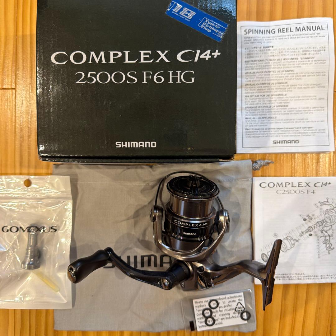 リール SHIMANO COMPLEX Cl4+ 2500S F6 HG
