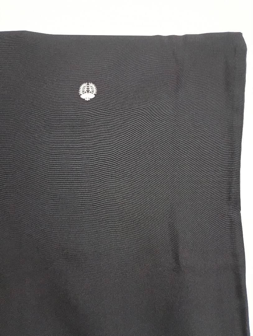 ☆スプリング様☆花柳流　羽二重　黒紋付き　五つ紋　宝尽くし　揃い帯セット