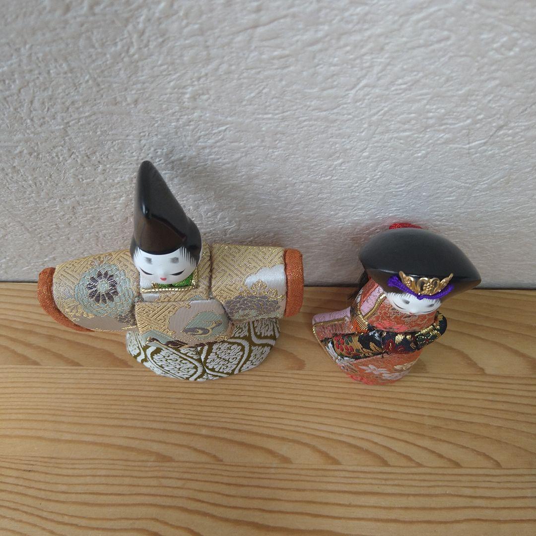 【新品未使用】お雛様 お内裏様 雛人形 ぼんぼり 木目込み人形